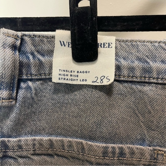 WE THE FREE x Free People Tinsley Baggy High Rise 90’s Grunge Jeans 28S - Picture 7 of 8